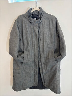 The North Face Women’s XL Gray Herringbone Insulated Parka Coat #C94